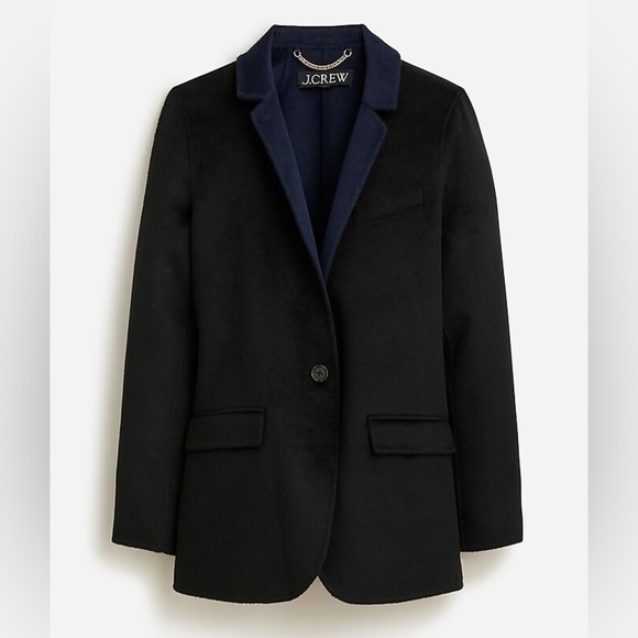 J Crew BLACK Leighton blazer-jacket in double-faced wool
Item BJ930 - Picture 1 of 7